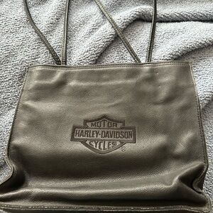 Harley-Davidson Dark Leather Shoulder Bag